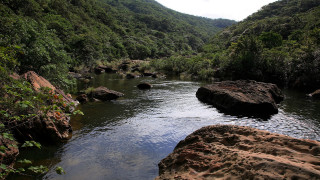 River forest mountains nature waterfall 2 - river free wallpaper