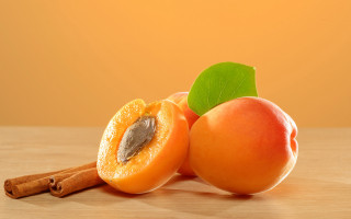 Peaches wooden table cinnamon leaf - wooden free wallpaper for desktop