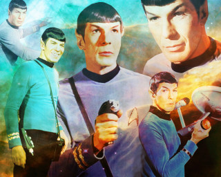 Star trek themed group of - man free wallpaper