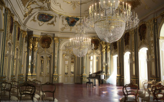 Rococo piano chandelier flemish baroque - unreal engine 5 free wallpaper
