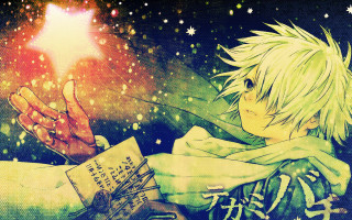 Man holding book starry sky - a sky full free wallpaper