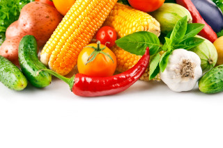 Vegetables fruits arcimboldo food photography - a white background behind free wallpaper