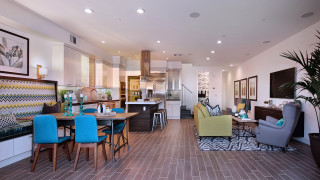 Living room kitchen dining table - dining free wallpaper