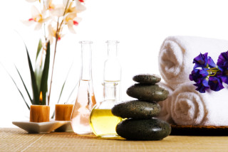 Towel soap flower table product - other item free wallpaper