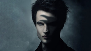 Gothic portrait man black shirt - gothic free wallpaper