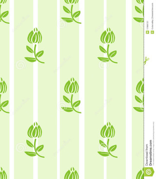 Green flower striped background leaves - striped free wallpaper