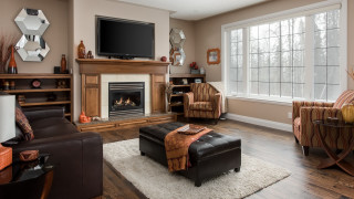 Living room fireplace arts and 2 - art free wallpaper