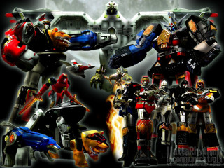 Robots dark moon background night - a group of robots free wallpaper