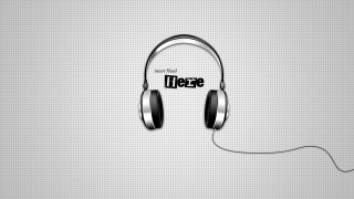 Headphones please gradient monochrome design - de hirsh margule free wallpaper