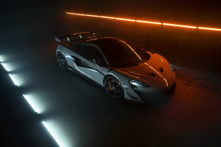 Dimly lit car 3d render - a car free wallpaper
