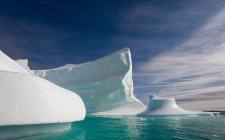 Iceberg ocean sky mountain beach - the ocean next free wallpaper