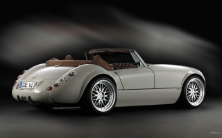 White sports car brown top - ed roth free wallpaper
