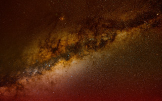 Bright starry sky colorful galaxy - free stars wallpaper for desktop