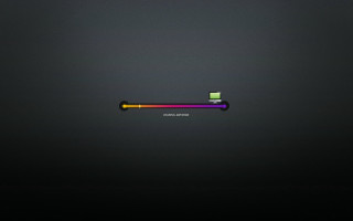 Black background colorful tubes minimalism - a white line free wallpaper