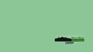 Green background black white logo 5 - beeple free wallpaper