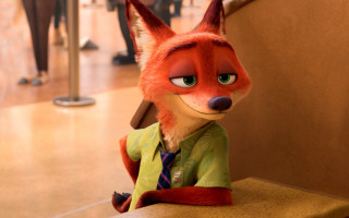 Fox green shirt tie lobby - furry free wallpaper