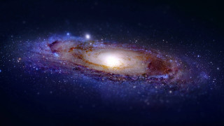 Colorful spiral galaxy stars aurora - object in the sky free wallpaper