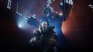 Space suit man hologram planet - his hand and a helmet free wallpaper