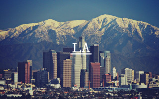 City mountains ai letter bridge - edward ruscha free wallpaper
