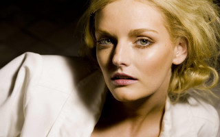 Blonde woman blue eyes white 3 - emma geary free wallpaper