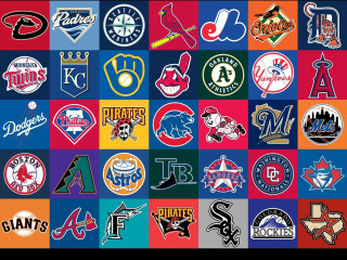 Sports logos colorful background squares - wallpaper free wallpaper
