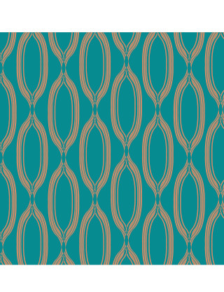 Blue gold wavy artdeco digital - art deco free wallpaper