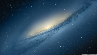 Bright blue galaxy stars shining - galaxy free wallpaper