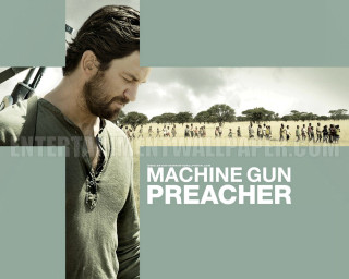 Man gun cross chest front - a crowd of people free wallpaper