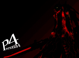 Dark background red black demon - hand free wallpaper