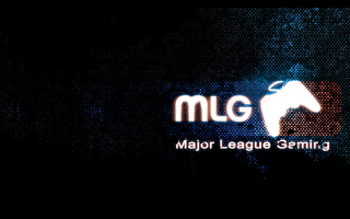 Mlg logo night sky aurora - a white horse free wallpaper