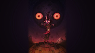 Person standing top ball dark - a strange face free wallpaper