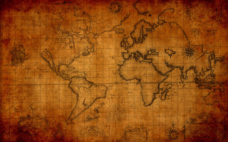 World map grungy background compass 2 - enguerrand quarton free wallpaper