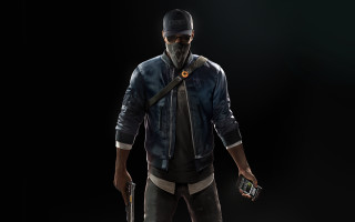 Man leather jacket gun camera - his hand in free wallpaper