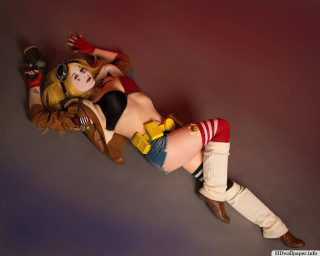 Woman costume laying ground toy - the other hand free wallpaper