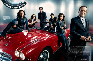 Suits ties red car group - a group of people free wallpaper