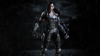 Woman costume gun glove rain 2 - unreal engine 5 free wallpaper