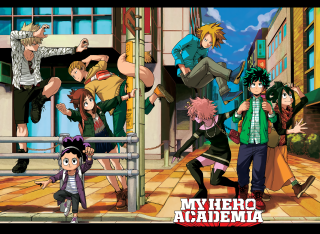 Anime characters my hero academy - a group of anime characters free wallpaper