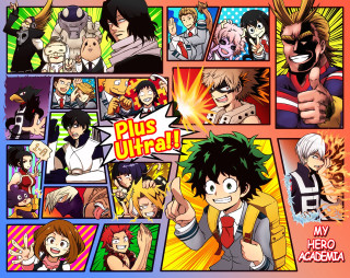 Anime characters poster caption fun - a tie free wallpaper
