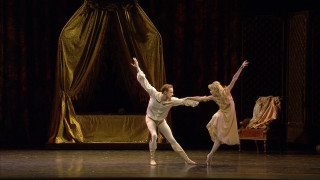 Couple dance pose stage arm - a flemish baroque free wallpaper