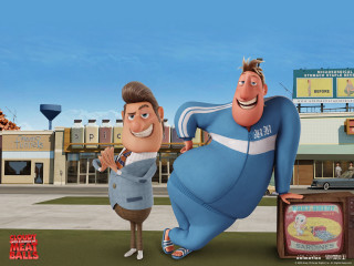 Cartoon tv townsquare man suitcase - neodada free wallpaper