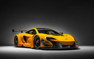 Yellow sports car dark room 20 - a spotlight free wallpaper