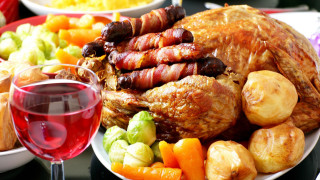 Turkey wine table foods drinks - ernest william christmas free wallpaper