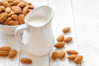 White pitcher almonds bowl white - verdadism free wallpaper