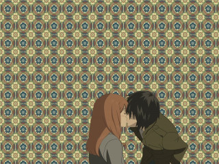 Couple people standing wall pattern - a pattern free wallpaper