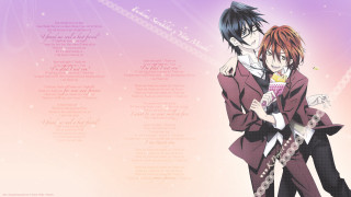 Couple people standing purple background 2 - a couple of people free wallpaper for desktop