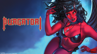 Woman bikini demon shoulder demon - art of brom free wallpaper for desktop