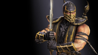 Man costume sword helmet black - unreal engine 5 free wallpaper
