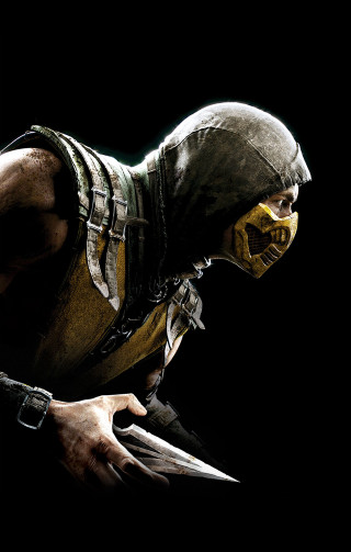 Man yellow mask knife black - eddie mendoza free wallpaper