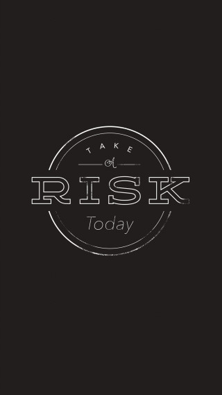 Take a risk today logo - circular free wallpaper