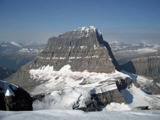 Mountain snow covered peak distant - peak free wallpaper